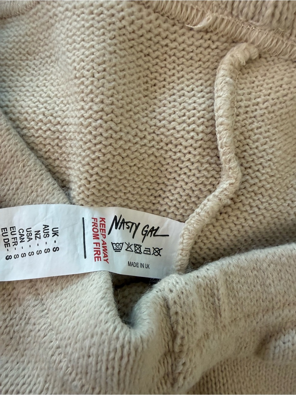 Nasty Gal Cream Knit Set - Picture 4 of 4